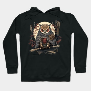 Owl Ninja Warrior Japen Anime Hoodie